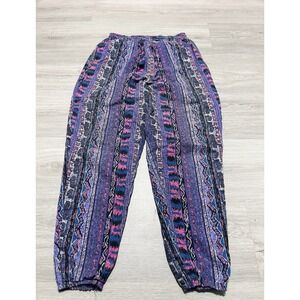 Vintage 80s 90s Athletic Works MC Hammer Gym Colorful Pants Rare Size Medium